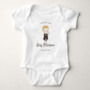 Body Para Bebê Chuva de Bebê Harry Potter Chibi Draco Malfoy Mago