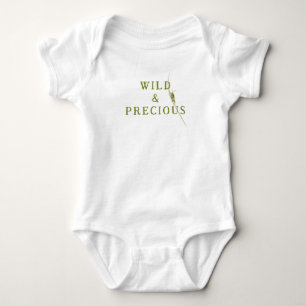 Body Para Bebê Chuva de Bênçãos Bebê Wild & Precioso Saltador Bot