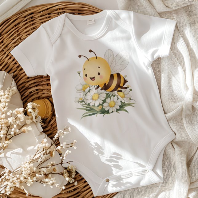 Body Para Bebê Chuva de Flores Rústicas Oh Bebê Abelha Bebê Showe (Criador carregado)