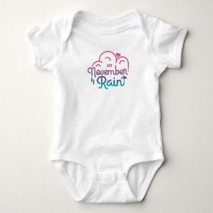 Body Para Bebê Chuva de número