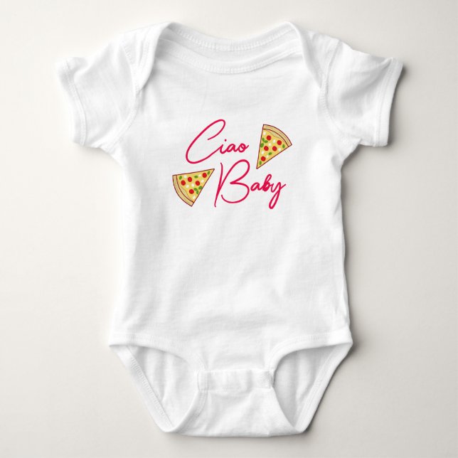 Body Para Bebê Ciao Baby Italian (Frente)