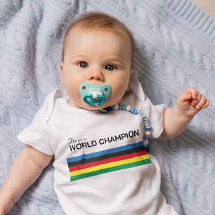 Body Para Bebê Ciclismo de campeão do mundo do futuro