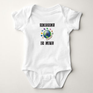 Body Para Bebê Ciência é vida