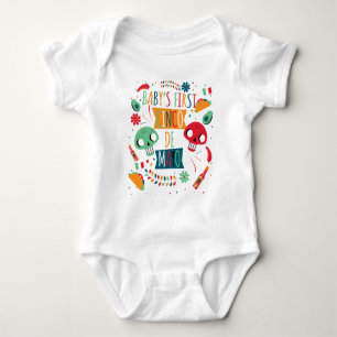 Body Para Bebê Cinco De Mayo Mexicano