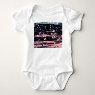 Body Para Bebê Cinzas Escuras Glamourosas