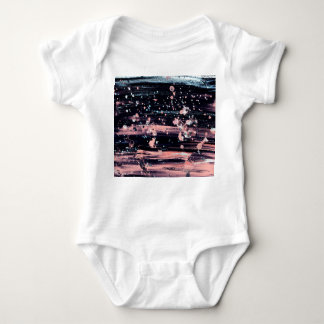 Body Para Bebê Cinzas Escuras Glamourosas