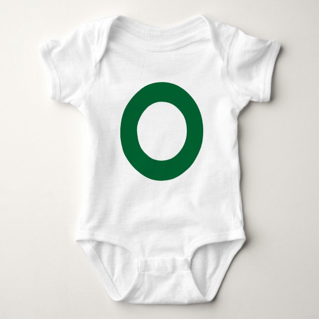 Body Para Bebê Círculo furado - Cores (Frente)