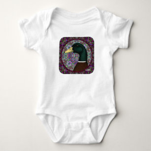 Body Para Bebê Círculo Mosaico de Mallard Drake