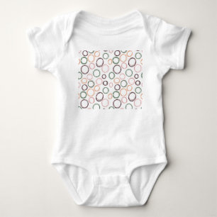 Body Para Bebê Círculos de Boho