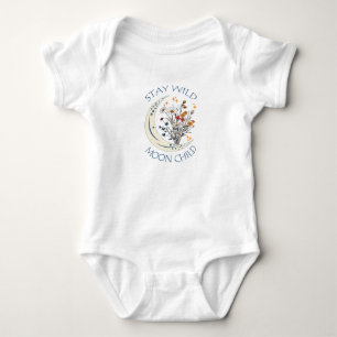 Body Para Bebê Citação de Flores Selvagens