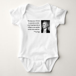 Body Para Bebê Citações 3b de Thomas Jefferson