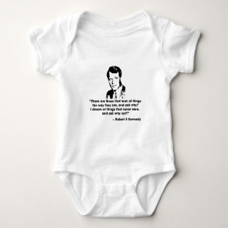 BODY PARA BEBÊ CITAÇÕES DE BOBBY KENNEDY