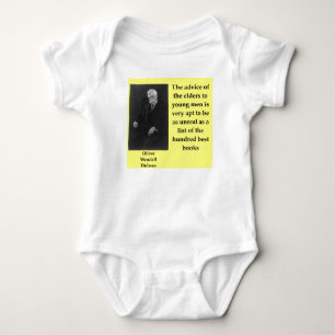 Body Para Bebê citações dos holmes do wendll de Oliver