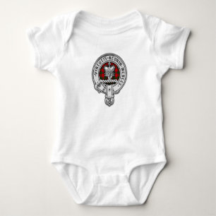 Body Para Bebê Clan Donnachaidh (Robertson) Crest & Tartan