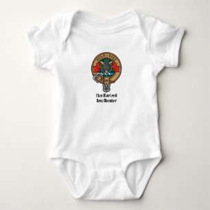 Body Para Bebê Clan MacLeod Crest Baby Bodydress