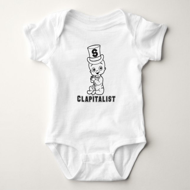 Body Para Bebê Clapitalist (Frente)