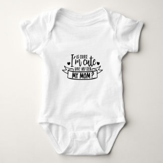 Body Para Bebê Claro que sou Fofo