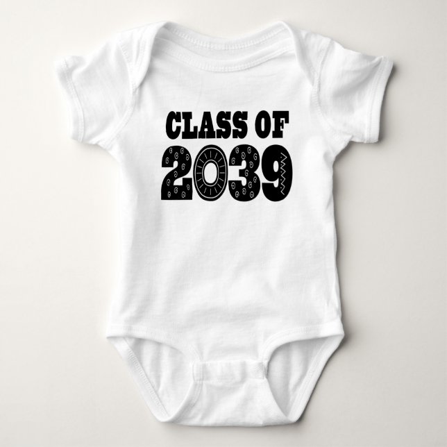 Body Para Bebê Class Of 2039 (Frente)