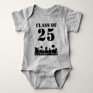 Body Para Bebê Classe 09 T-shirts de Criança de Formando do rolo 