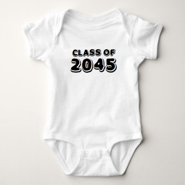 Body Para Bebê classe das roupas de bebê 2045 (Frente)