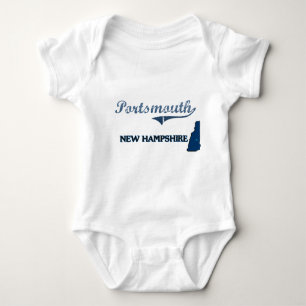 Body Para Bebê Clássico da cidade de Portsmouth New Hampshire