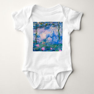 Body Para Bebê Claude Monet - lírios de água 1919