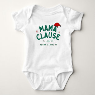 Body Para Bebê Cláusula mamãe