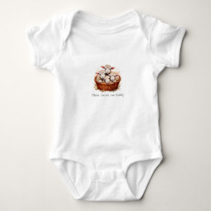 Body Para Bebê Clever, Curioso e Fofinho - Lixeira