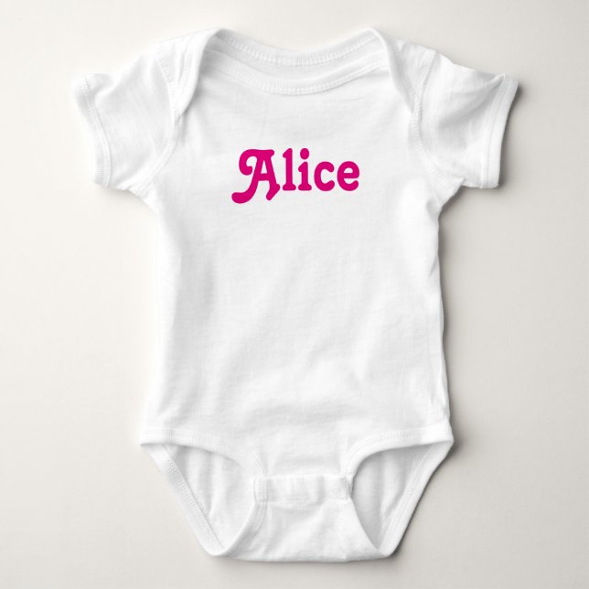 Body Para Bebê Clothing Baby Alice (Frente)
