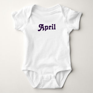 Body Para Bebê Clothing Baby April