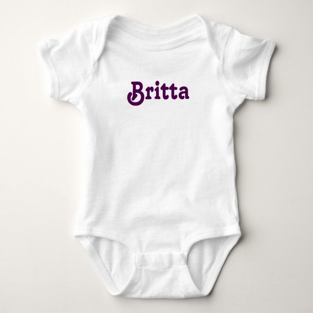Body Para Bebê Clothing Baby Britta (Frente)