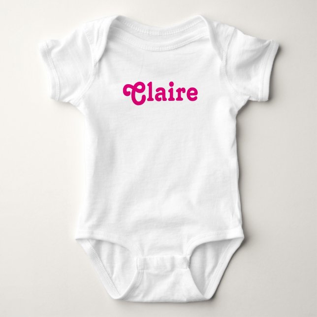 Body Para Bebê Clothing Baby Claire (Frente)