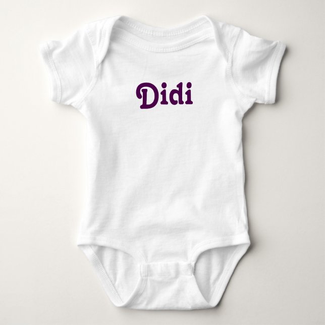 Body Para Bebê Clothing Baby Didi (Frente)