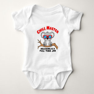 Body Para Bebê Coala preguiçoso engraçado