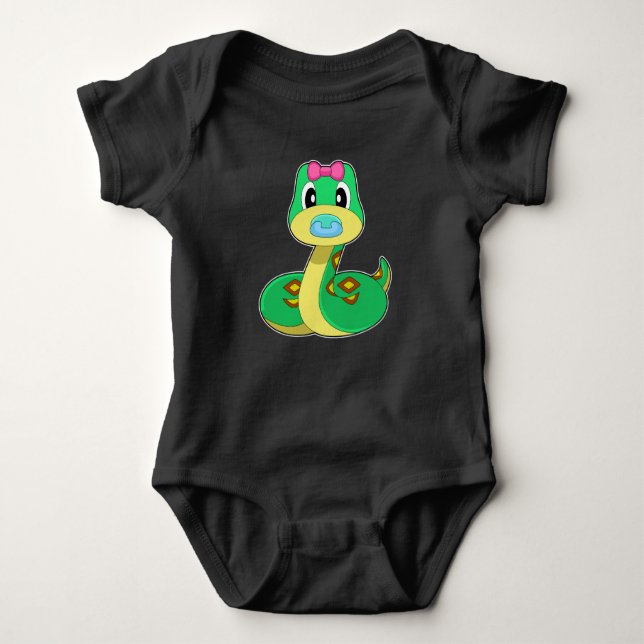 Body Para Bebê Cobra Baby Pacifier (Frente)