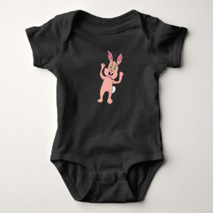 Body Para Bebê Coelhinho Bebê Levemente Sinistro