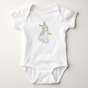 Body Para Bebê Coelhinho como Noiva com Véu