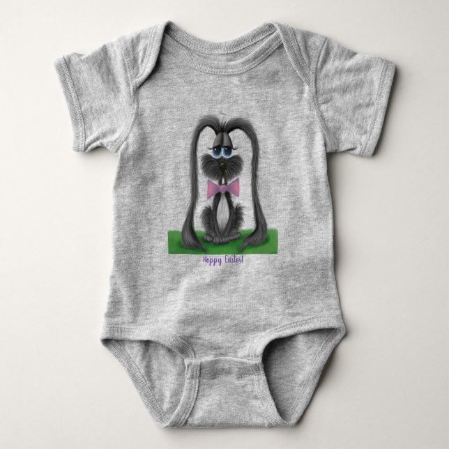 Body Para Bebê Coelho Adorável (Frente)