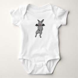 Body Para Bebê Coelho com asa de Bat