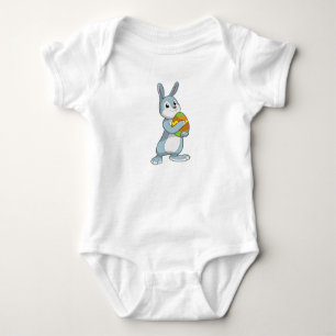 Body Para Bebê Coelho com Ovo