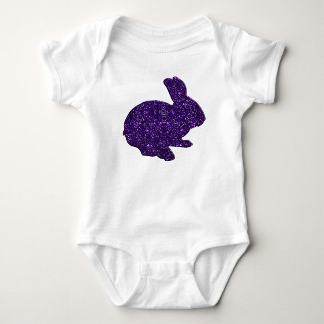 Body Para Bebê Coelho da Páscoa coalhada (Frente)