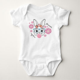 Body Para Bebê coelho da Páscoa personalizado bonito