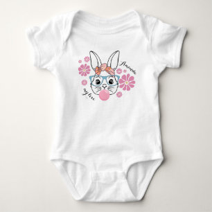 Body Para Bebê coelho da Páscoa personalizado bonito