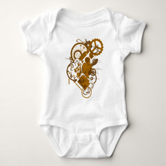 Body Para Bebê Coelho de Steampunk