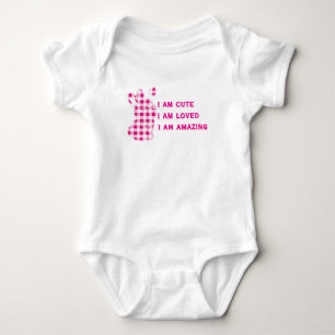 BODY PARA BEBÊ COELHO FOFO ROSA EU SOU FOFO