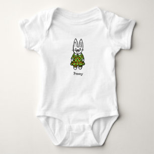 Body Para Bebê Coelho Penny Personalizado
