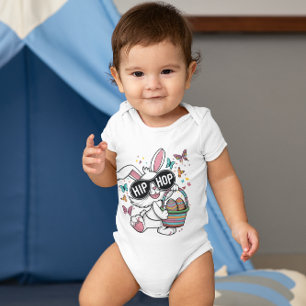 Body Para Bebê Coelhozinho de Hip Hop Baby
