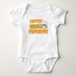 Body Para Bebê Coffee & Sunshine – Positive Morning Vibes 