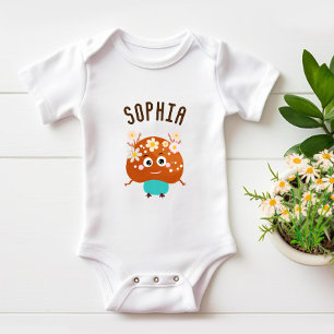 Body Para Bebê Cogumelos