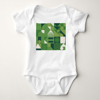 Body Para Bebê Colagem digital Duotone, elementos geométricos